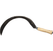 Seceră cu mâner din lemn