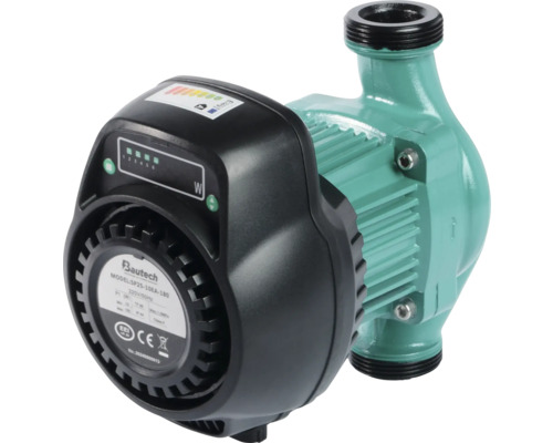 Pompă de încălzire Bautec cu etichetă de eficiență energetică