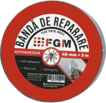 Rolă de bandă adezivă autoadezivă pentru plase de insecte, 48 milimetri pe 5 metri