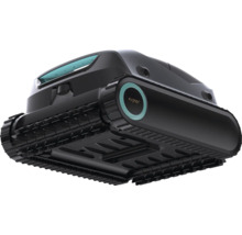 Robot negru de curățat piscina cu șenile