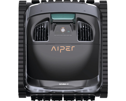 Vedere de sus a robotului de curățat piscine Aiper Scuba X1