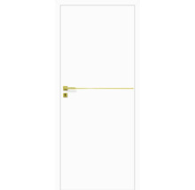 Ușă de interior albă cu feronerie