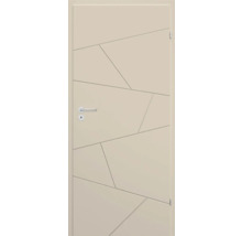 Ușă interioară modernă cu design geometric, mâner și încuietoare