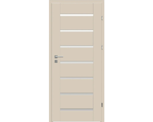 Foaie de ușă Classen Kasmir Greco 3 203,5x64,4 cm stânga 3 balamale Ușă de interior modernă cu elemente decorative orizontale și feronerie