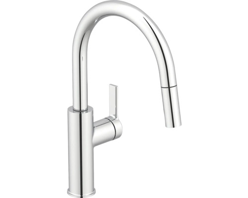 Baterie chiuvetă cu gât înalt