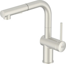 Baterie de bucătărie cu duș extractibil și manetă