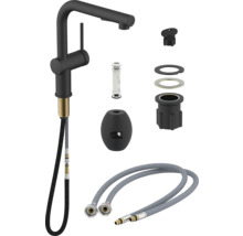 Baterie de bucătărie cu accesorii de montaj