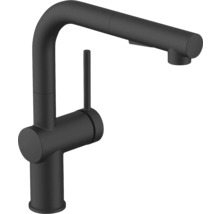 Baterie de bucătărie cu gura de scurgere