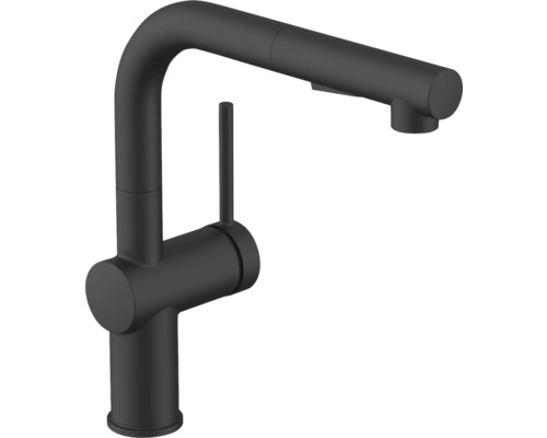 Baterie de bucătărie cu gura de scurgere