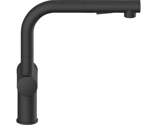 Baterie de bucătărie cu gura de scurgere pivotantă