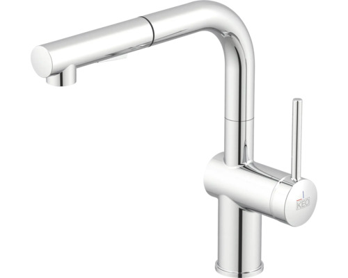 Baterie bucătărie cu duș KEO BIYO crom Baterie de bucătărie cu duș extractibil
