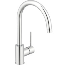 Baterie de bucătărie din metal cu gât înalt