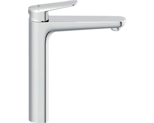 Baterie monocomandă pentru lavoar din metal