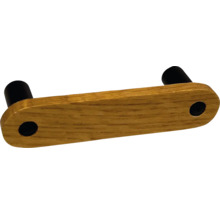 Mâner de mobilă din lemn cu picioare de fixare