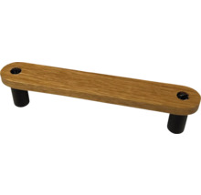 Mâner de mobilă din lemn cu două puncte de fixare