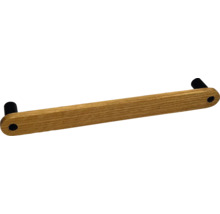 Mâner din lemn cu elemente de fixare