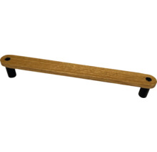 Mâner de mobilă din lemn cu picioare de fixare