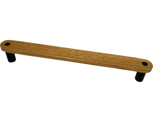 Mâner de mobilă din lemn cu picioare de fixare