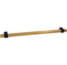 Suport de prosop din lemn cu suport negru