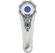 Urină din ceramică cu punct albastru