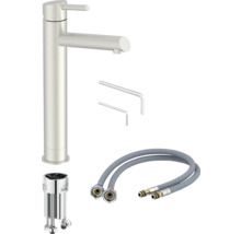 Baterie lavoar cu furtunuri flexibile de conectare și unelte de montaj