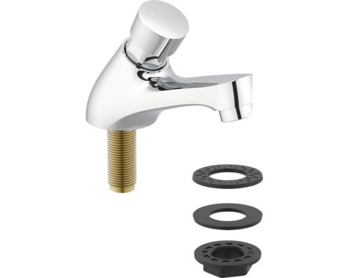 Baterie de apă cromată cu material de fixare