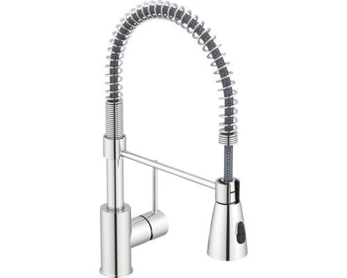 Baterie de bucătărie cu arc spiralat