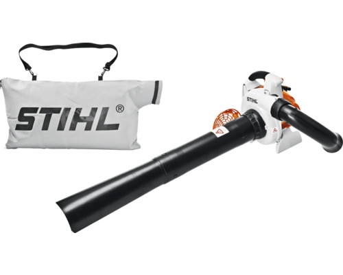 Aspirator cu tocător pe benzină Stihl SH86 2 timpi capacitate rezervor 0,44l cilindrică 27,2 cm³ Aspirator de frunze STIHL și sac de colectare pentru frunze