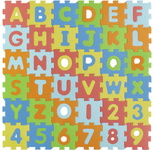 Covor din spumă cu litere și numere pentru joacă și învățare