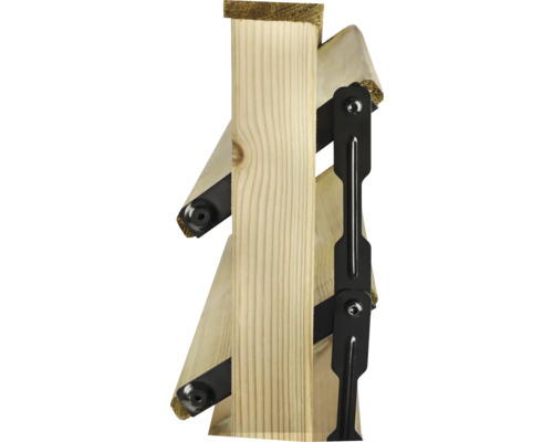 Element gard din lemn cu feronerie