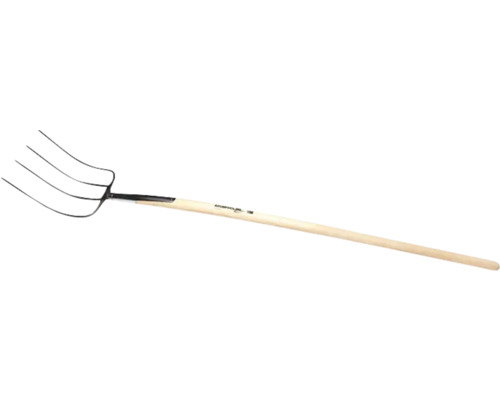 Furcă de gunoi de grajd cu mâner de lemn pentru grădinărit și agricultură