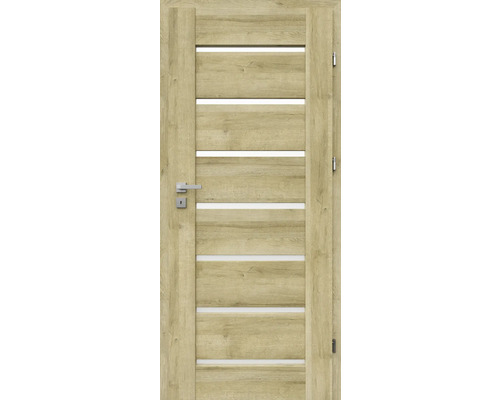 Foaie de ușă Classen Rivera Greco 3 203,5x64,4 cm dreapta 3 balamale Ușă de interior cu dungi orizontale albe de accent