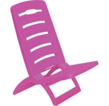 Scaun de plajă din plastic cu spătar reglabil
