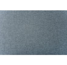 Prim-plan cu tapițerie din material textil albastru-gri, cu o structură textilă.