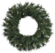 Coroană de Crăciun cu iluminare