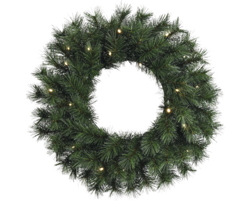 Coroană de Crăciun cu iluminare