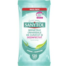 Șervețele dezinfectante Sanytol Maxi Pack, 120 bucăți