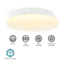 Lumină de plafon LED cu opțiuni de control inteligent