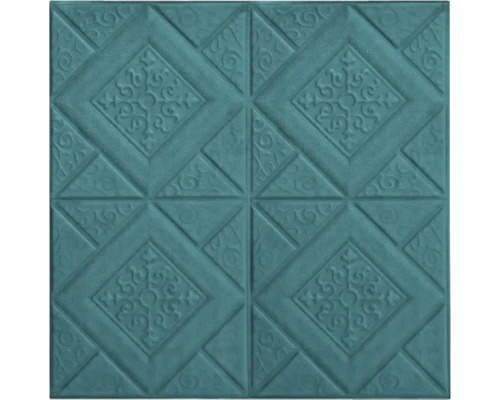 Panou decorativ autoadeziv 3D Royal verde 70x70x0,6 cm Panouri de perete autoadezive cu model geometric