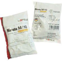 Pachet balamale Haefele Metalla M110 pentru uși semiacoperite cu amortizare integrată