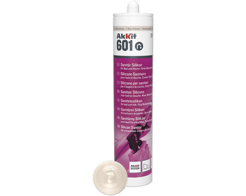 Silicon sanitar Akkit 601 Bahama 310 ml AkKit 601 Silicon sanitar pentru băi și bucătării