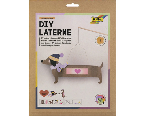 Set de bricolaj pentru un felinar cu design de toamnă