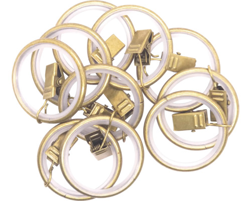 Inele pentru perdele cu cârlige pentru pliuri