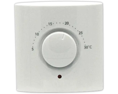 Termostat cu setare de temperatură de la 5 la 30 grade Celsius