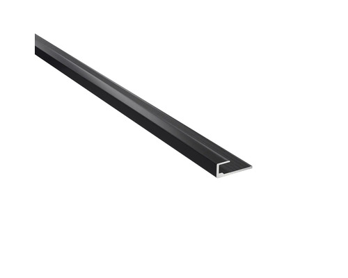 Profil negru pentru marginea scărilor, din aluminiu