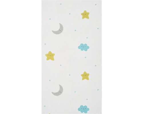 Tapet autoadeziv cameră copii Stele & lună 2,8x0,5 m Tapet cu model de stele, luni și nori pentru camera copiilor