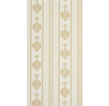 Tapet cu dungi și model floral