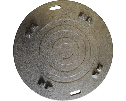 Capac de canalizare din fontă cu mânere