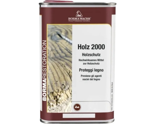 Soluție pentru protecția lemnului Borma Wachs Holz 2000 incolor 250 ml Borma Wachs Holz 2000 Agent de protecție a lemnului cutie