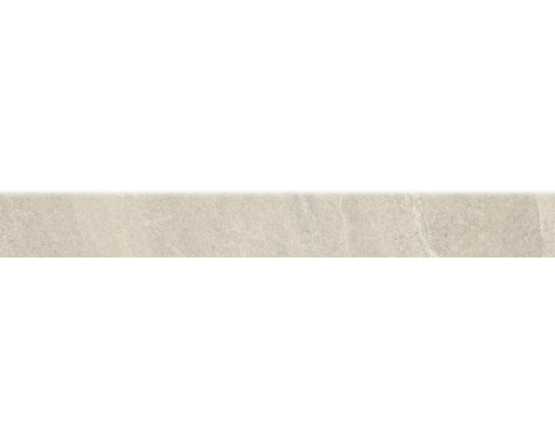 Plintă ceramică MIRAVA NARVIK white 7,5 x 60 cm Placă ceramică cu aspect de piatră naturală